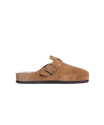 Mule Pixóle Fivela Couro Caramelo