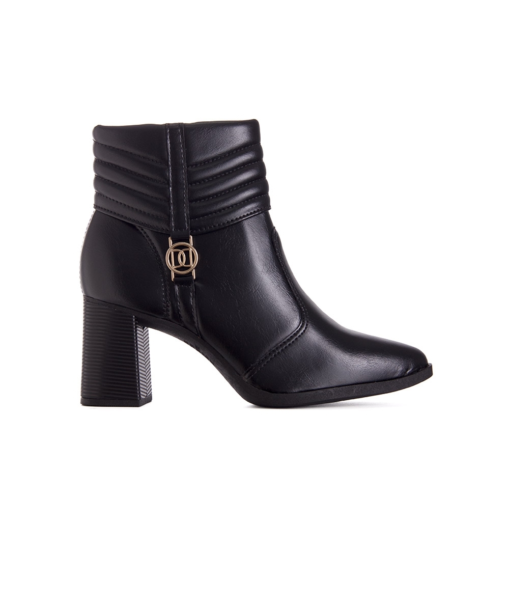 Bota Cano Curto Dakota Salto Médio Preto