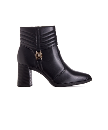 Bota Cano Curto Dakota Salto Médio Preto