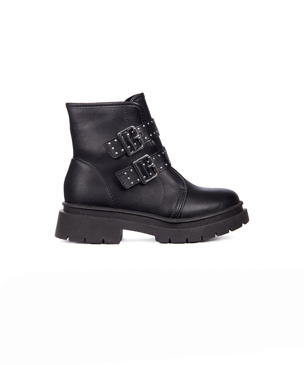 Coturno Infantil Molekinha Fivelas Preto