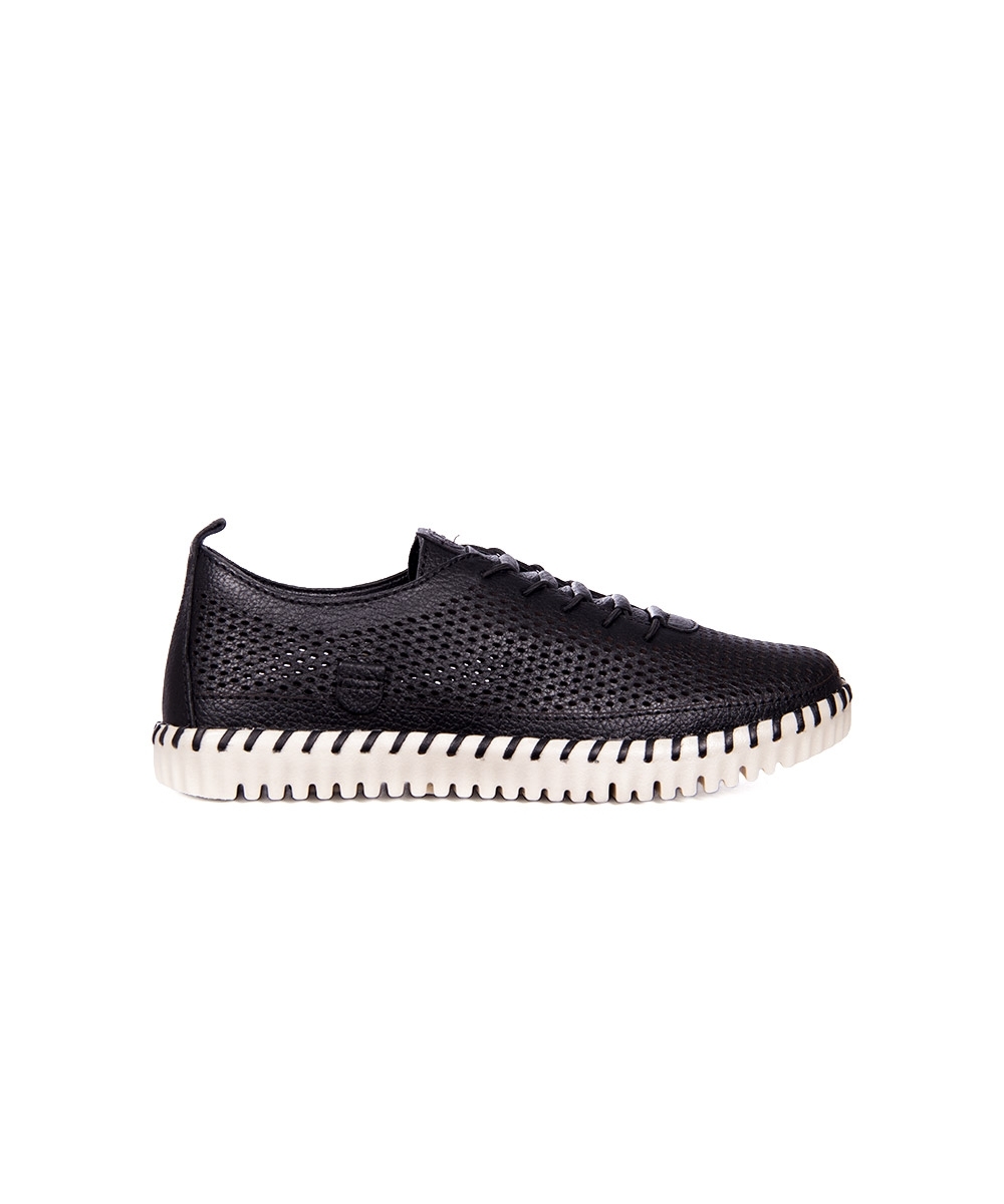 Tênis Feminino Bottero Twister Couro Preto