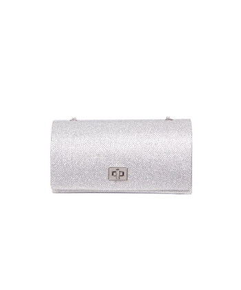 Bolsa De Festa Grifinori Glitter Prata
