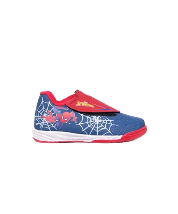 Chuteira Futsal Spider Man Infantil Azul