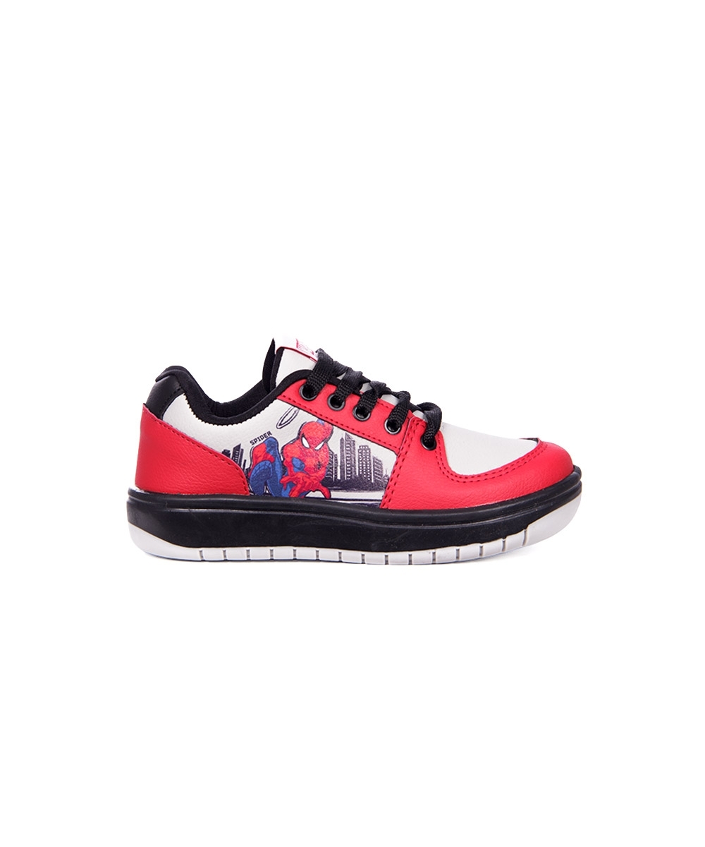 Tênis Infantil Spider Man Casual Vermelho