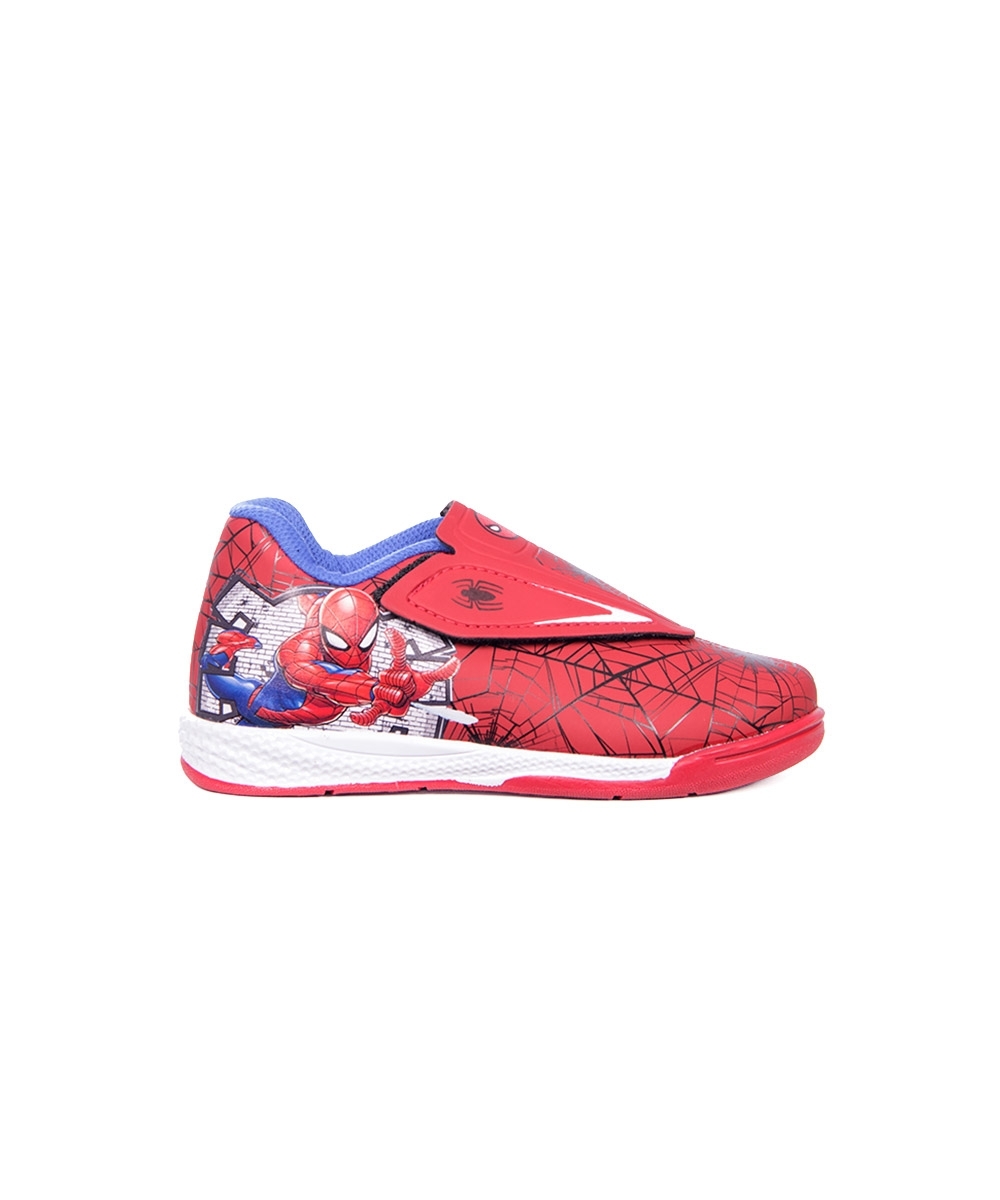 Chuteira Futsal Homem Aranha Infantil Vermelho