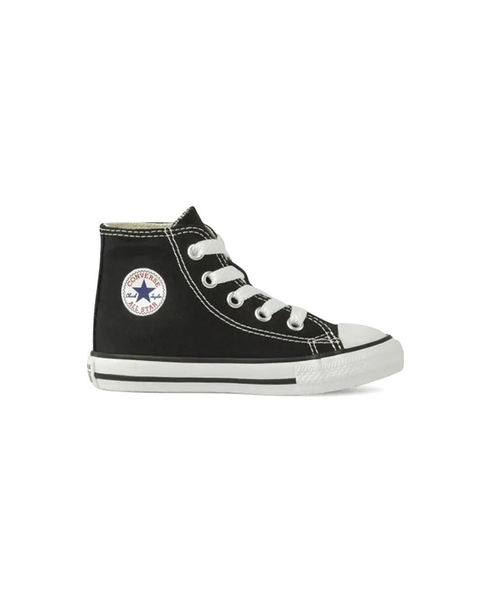 Tênis Infantil All Star Canvas Cano Alto Preto