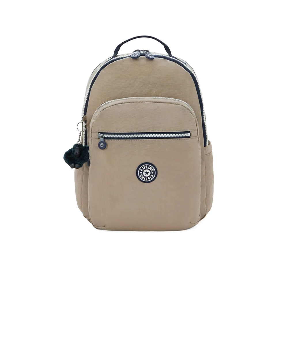 Mochila Kipling Seoul Lap Soft Taupe C Taupy