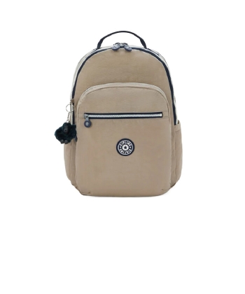 Mochila Kipling Seoul Lap Soft Taupe C Taupy