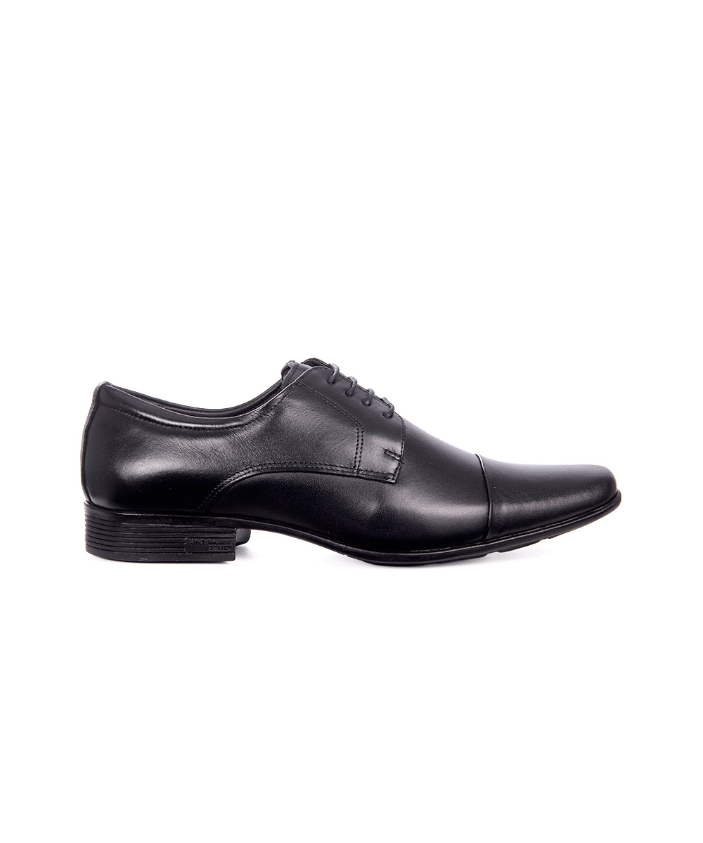 Sapato Masculino Jota Pe Social Couro Preto/preto