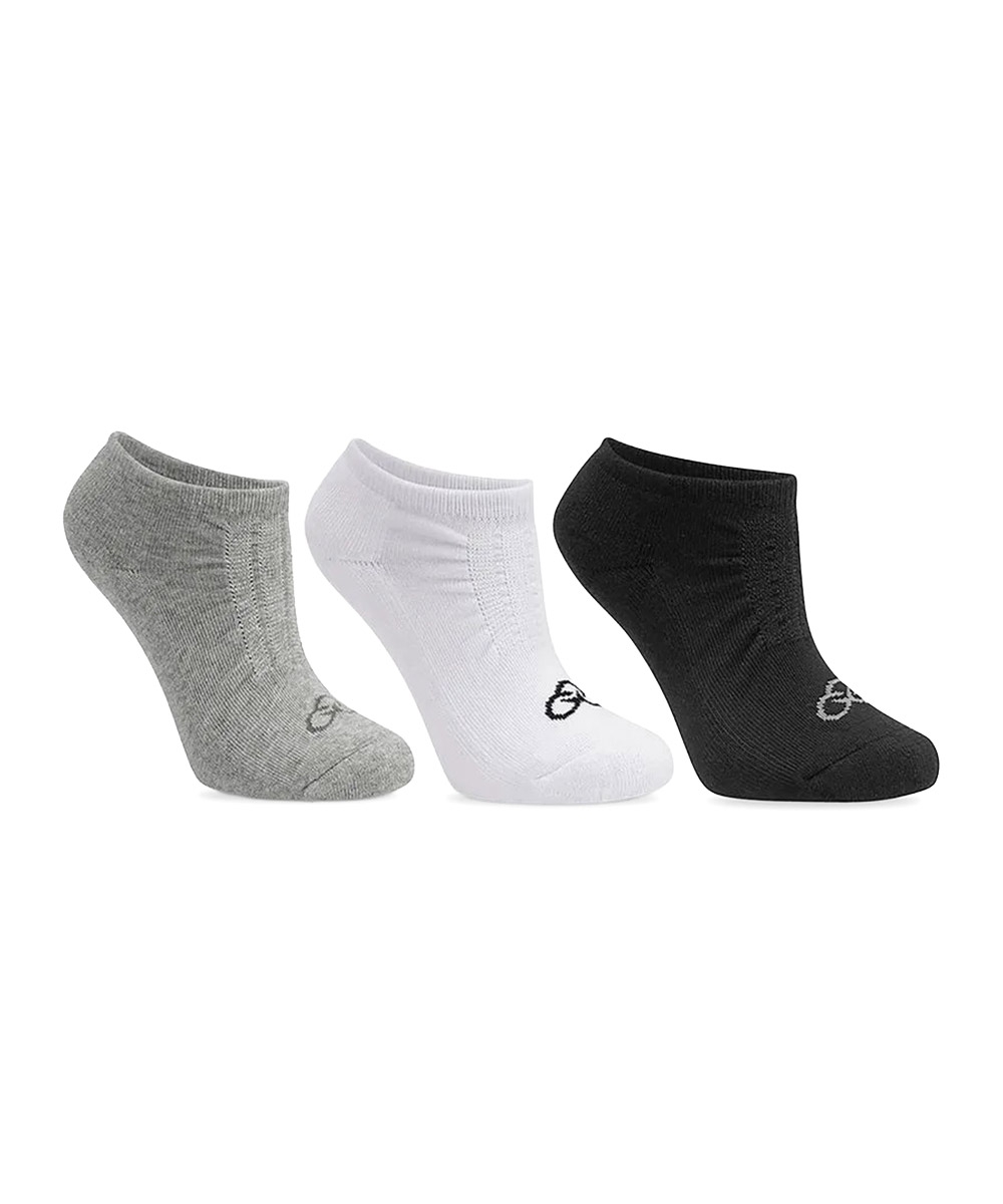 Meia Cano Invisível Olympikus 3 Pares Multicolor