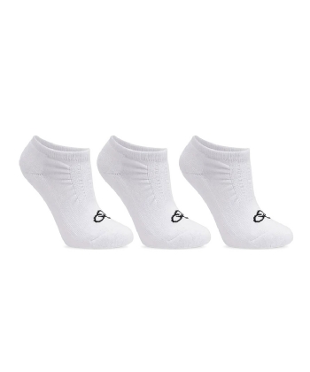 Meia Cano Invisível Olympikus 3 Pares Branco