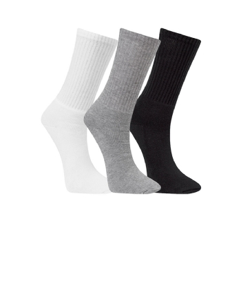 Meia Cano Alto Winston 3 Pares Multicolor