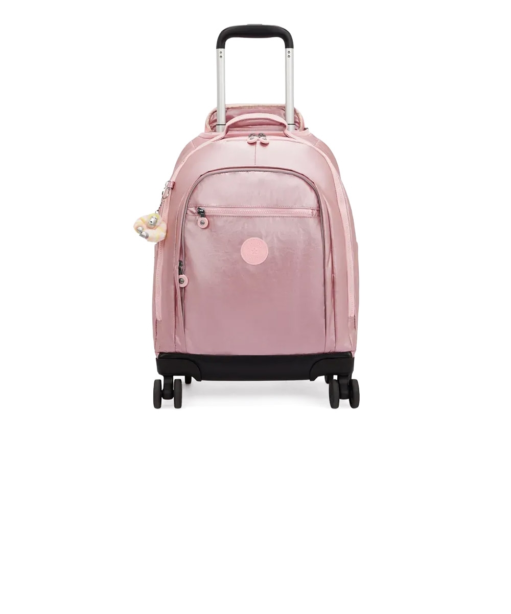Mochila Kipling New Zea Bronze Pink Met Rosa