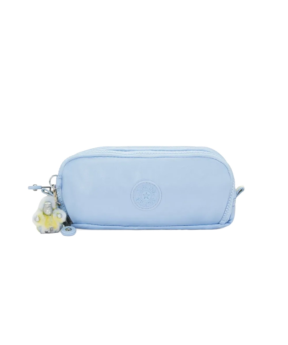 Estojo Kipling Gitroy Clear Sky Met Azul Claro