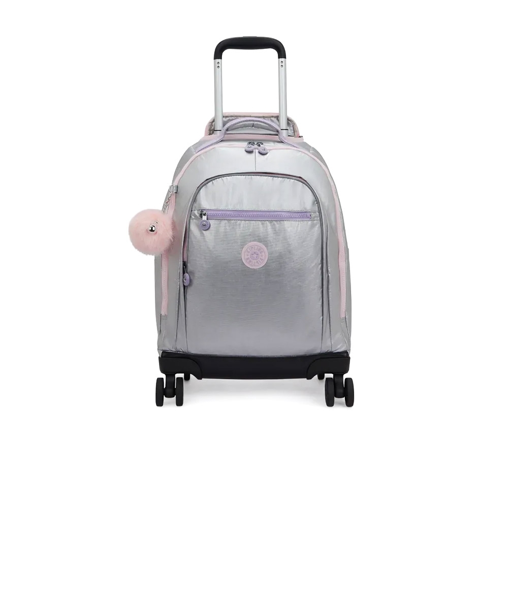 Mochila Kipling New Zea Silver Glow Met Prata
