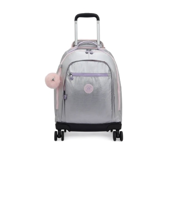 Mochila Kipling New Zea Silver Glow Met Prata