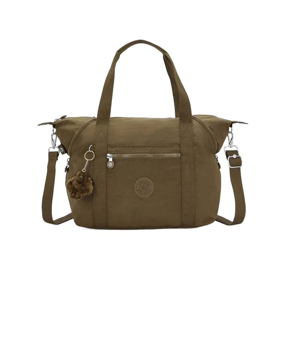 Bolsa Kipling Art Smooth Khaki Marrom