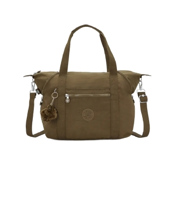 Bolsa Kipling Art Smooth Khaki Marrom