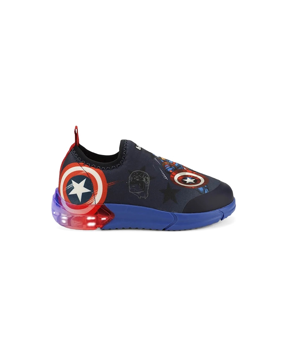 Tênis Infantil Bibi Space Capitão América Marinho