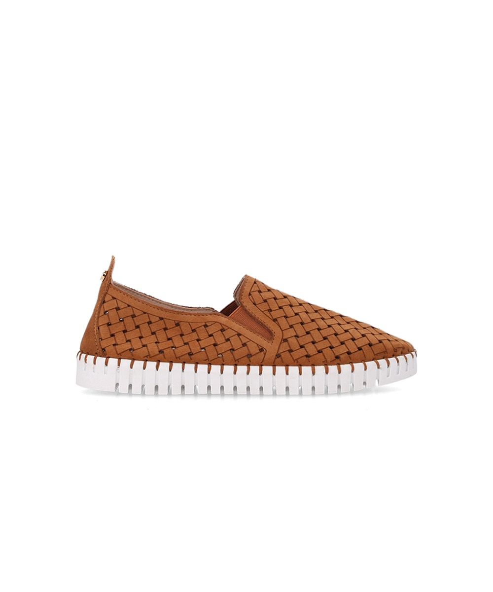 Tênis Feminino Luz Da Lua Toscana Couro Caramelo