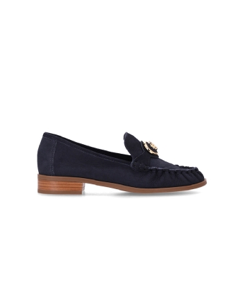 Mocassim Feminino Luz Da Lua Couro Atacama Marinho