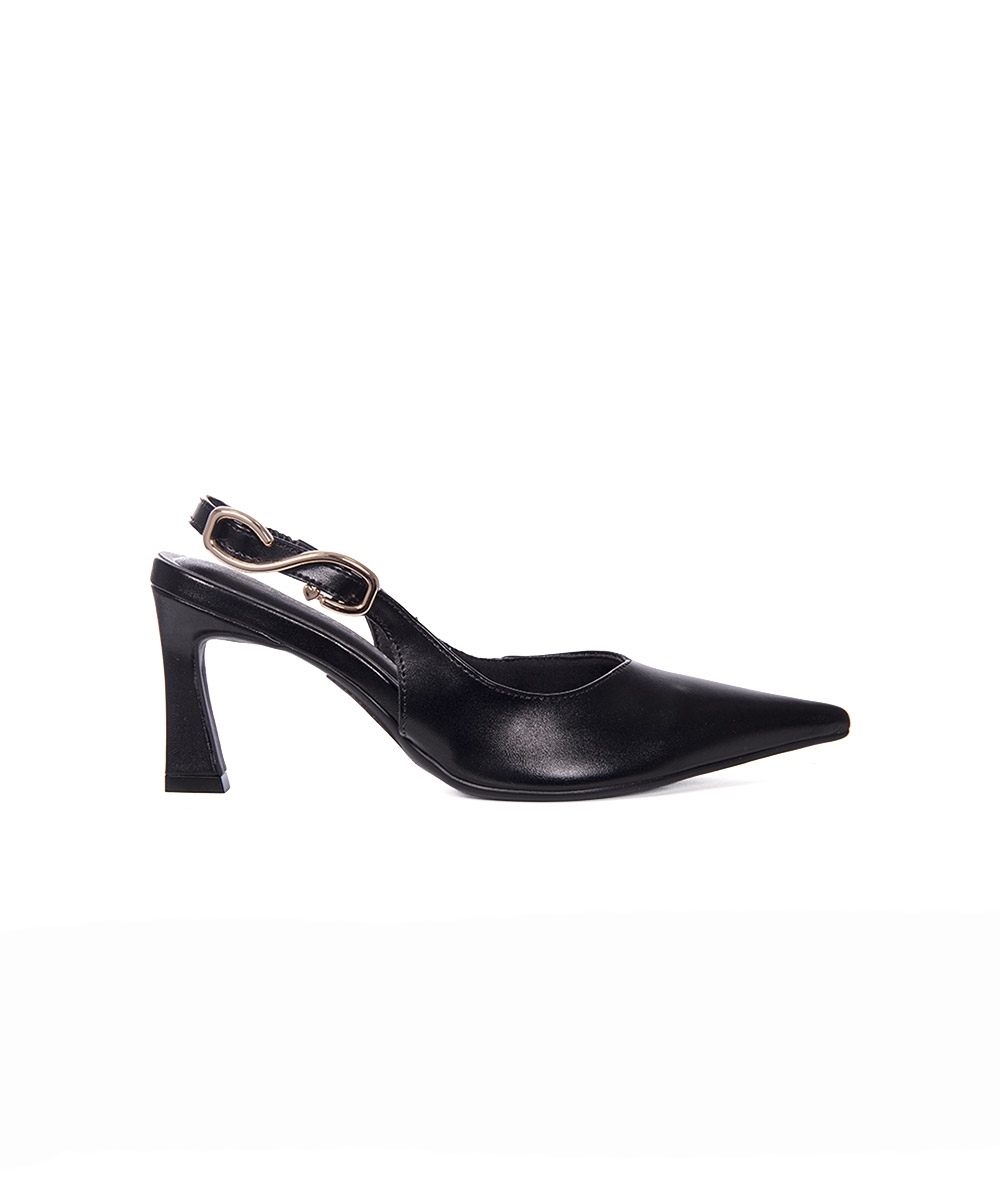 Sapato Scarpin Bebecê Salto Fino Preto