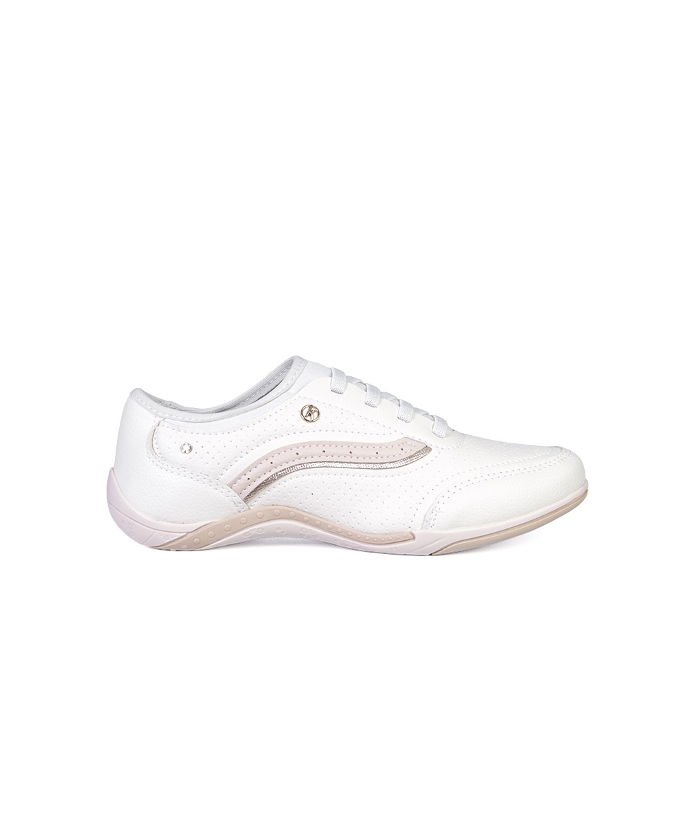 Tênis Feminino Kolosh Casual Calce Fácil Creme