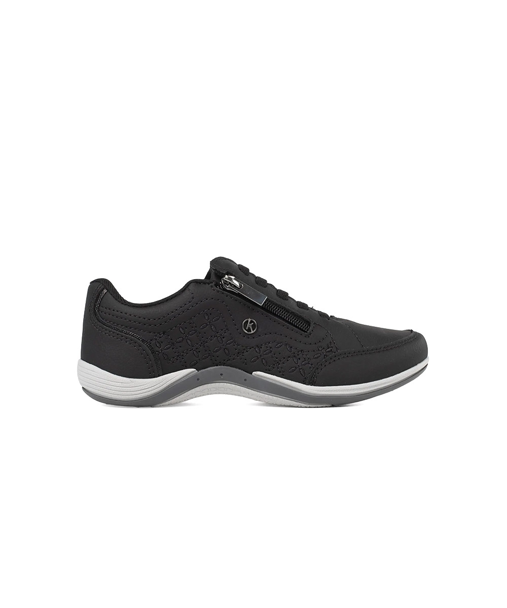 Tênis Feminino Kolosh Casual Calce Fácil Preto