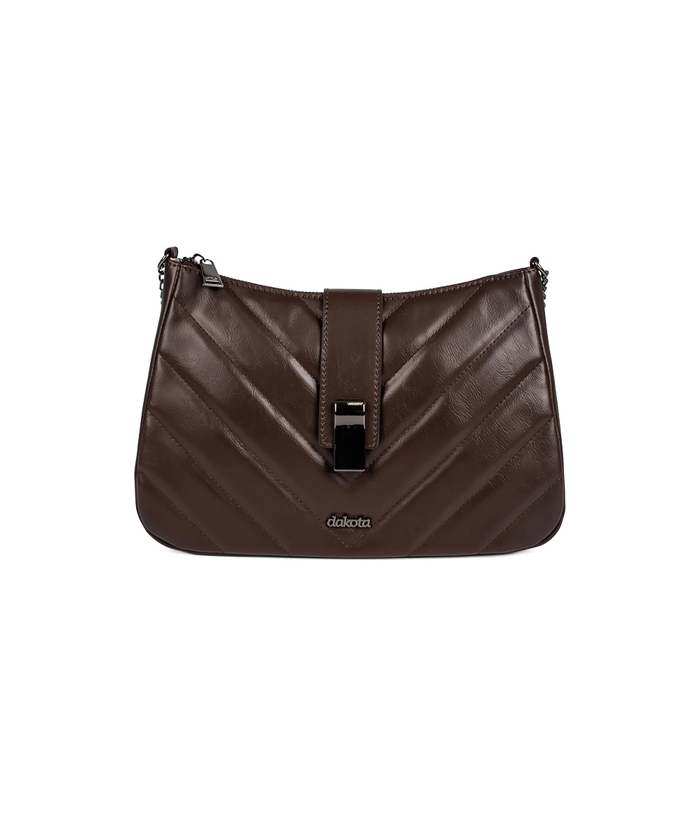 Bolsa Transversal Dakota Tiracolo Marrom