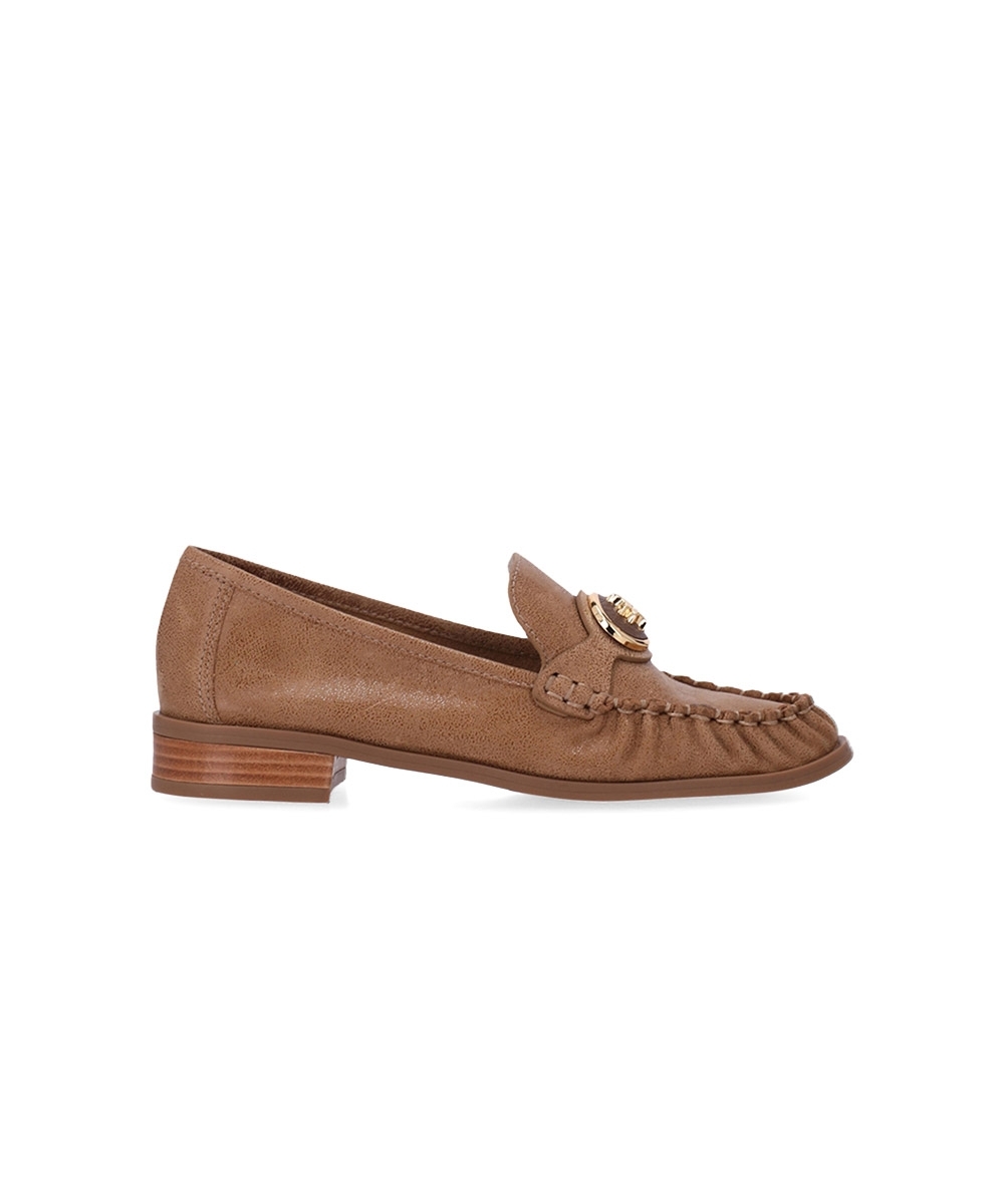 Mocassim Feminino Luz Da Lua Couro Ginger
