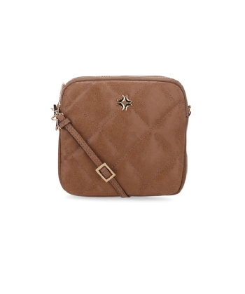 Bolsa Tiracolo Luz Da Lua Pequena Couro Arenito Ginger