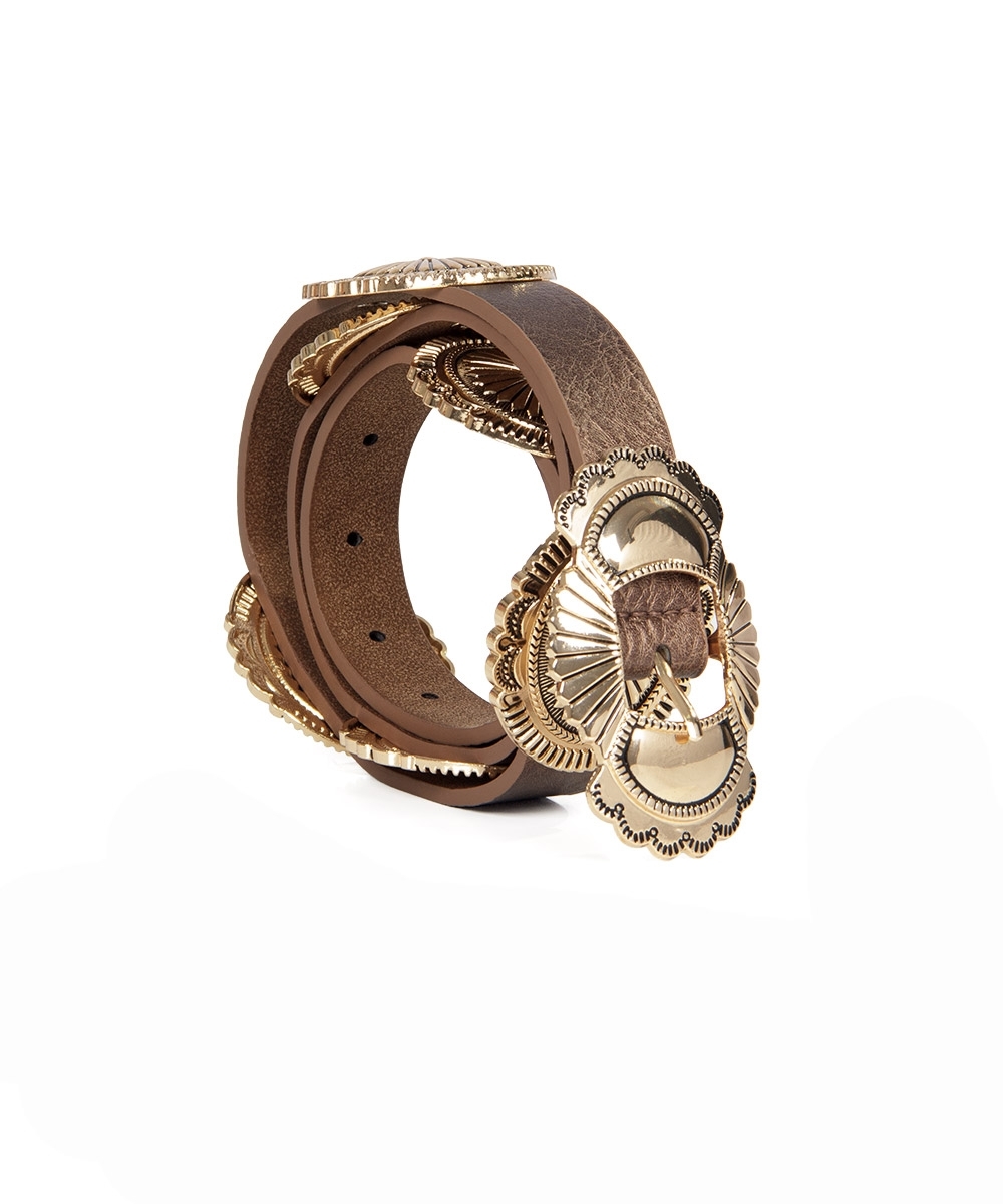 Cinto Feminino Pixolé Sh51-c142 Bronze