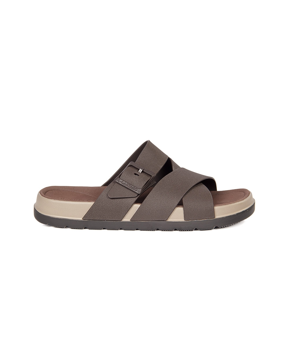Chinelo Slide Cartago Roma X Marrom