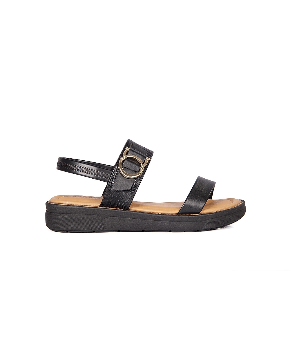 Sandália Flatform Comfortflex Preto