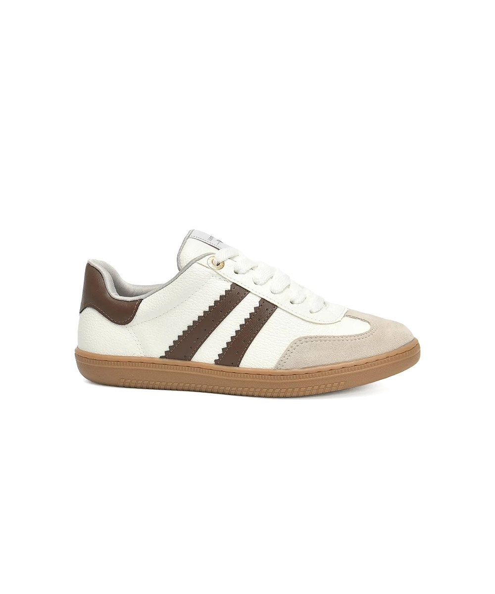 Tênis Casual Via Marte Retrô Off White