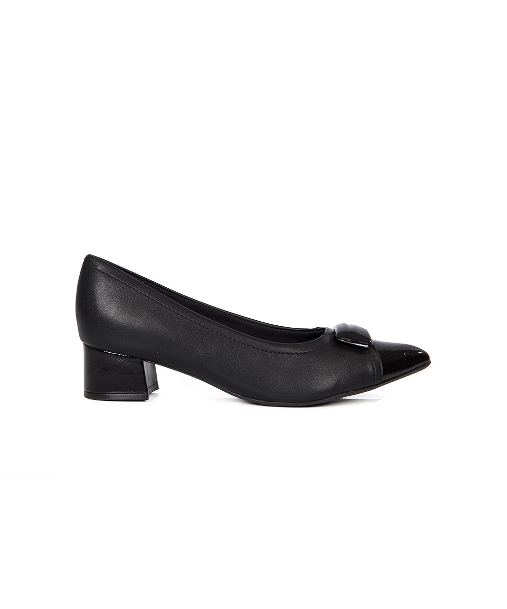 Sapato Scarpin Piccadilly Salto Médio PRETO