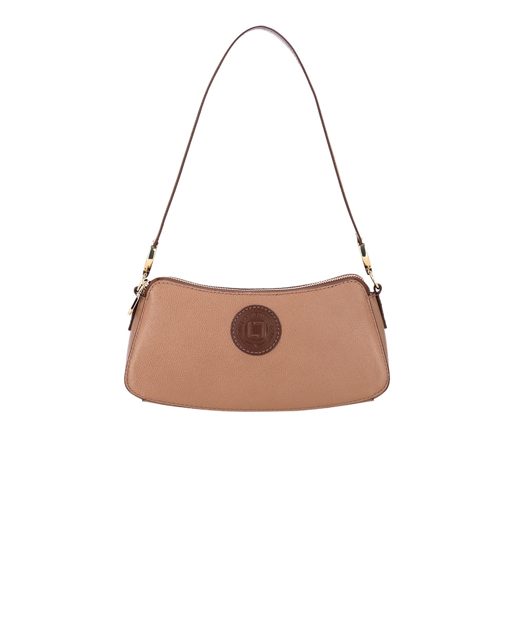 Bolsa Bella Baguete Luz Da Lua Pequena Couro GINGER