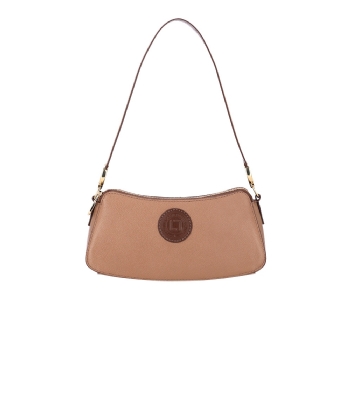 Bolsa Bella Baguete Luz Da Lua Pequena Couro GINGER