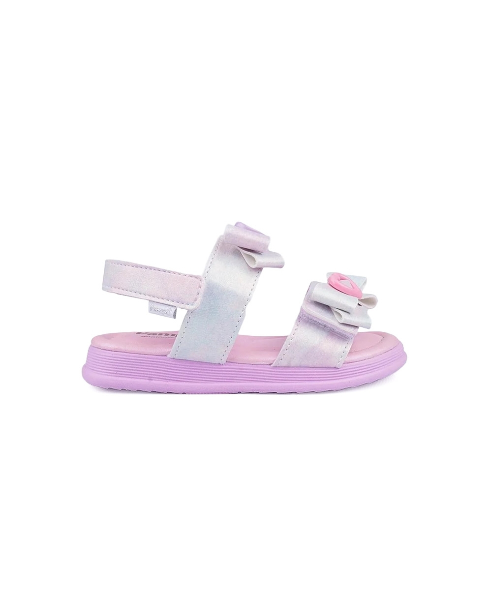 Sandália Infantil Pampili Flower Laços MULTICOLOR