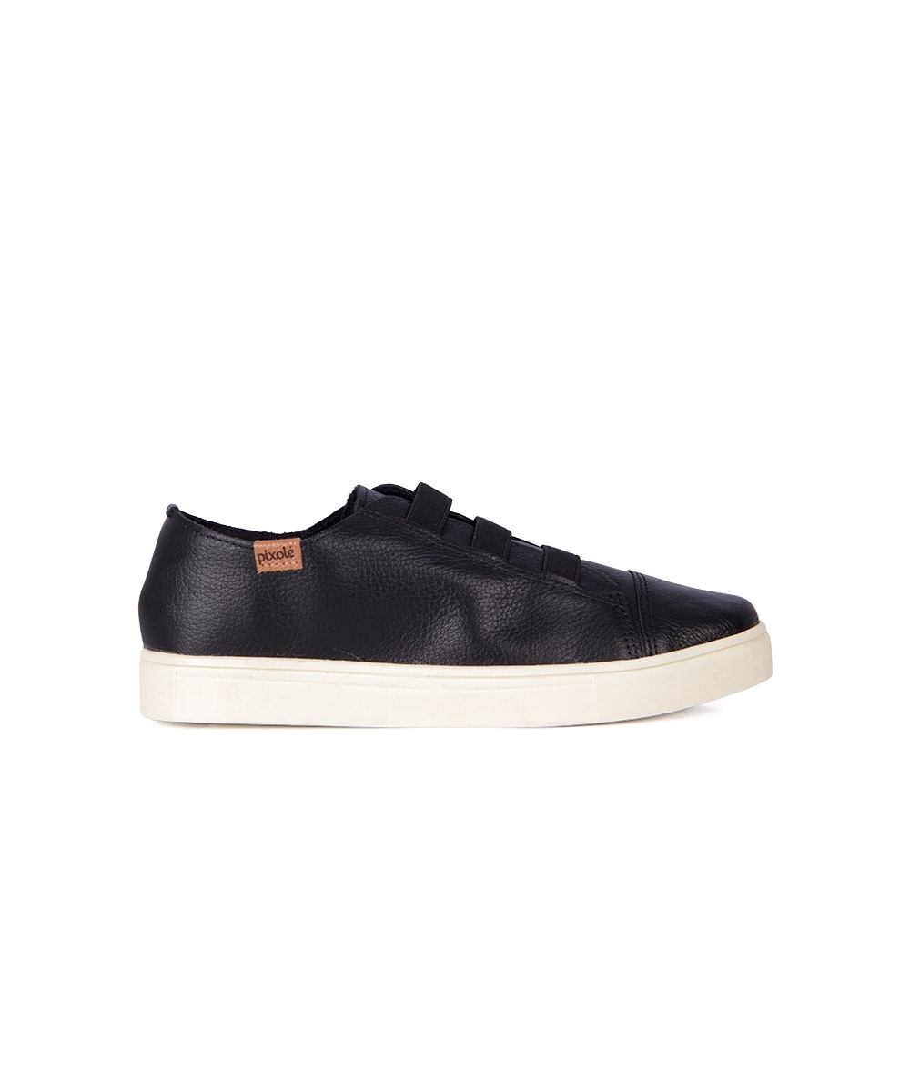 Tênis Feminino Pixolé Couro 1885-76 PRETO