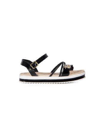 Sandália Infantil Molekinha Flatform PRETO