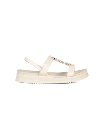 Sandália Mississipi Flatform J1932 CREME