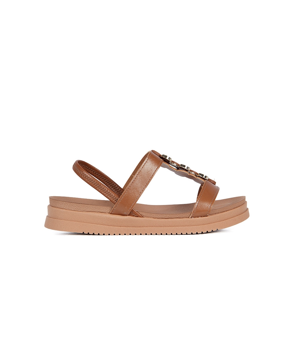 Sandália Mississipi Flatform J1932 MARROM