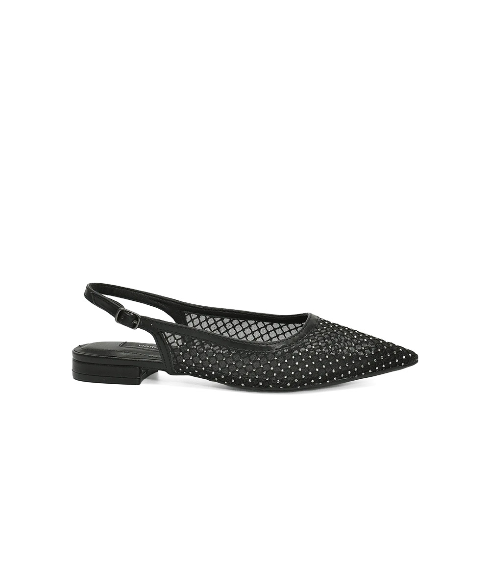 Sapatilha Slingback Via Marte Bico Fino PRETO