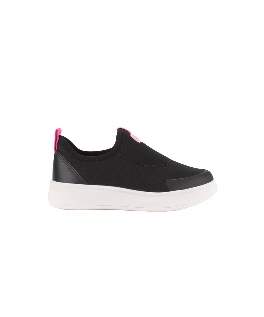 Tênis Infantil Pink Cats Slip On PRETO