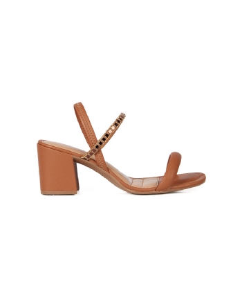 Sandália Dakota de Salto Bloco CAMEL