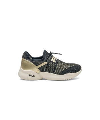 Tênis Infantil Fila Play PRETO/OURO