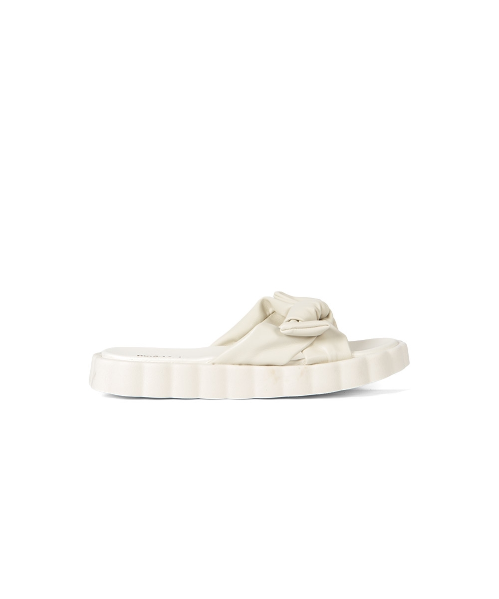 Tamanco Infantil Molekinha Laço OFF WHITE