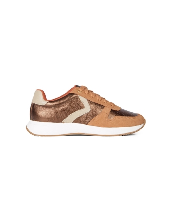 Tênis Feminino Pixolé Casual Couro CARAMELO