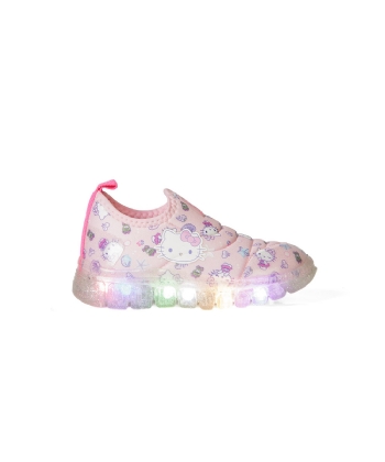 Tênis Infantil Novopé Hello Kitty Led 28/32 ROSA